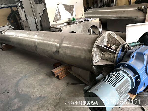 不銹鋼材質的螺旋絞龍一般應用在耐高溫、食品級上面