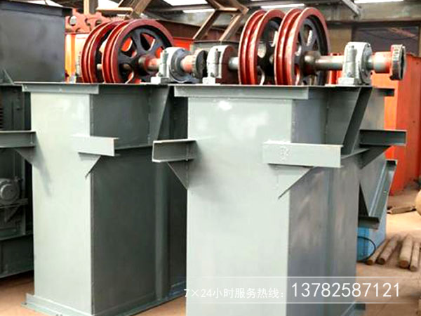 環(huán)鏈、皮帶提升機挖料式提升機料斗改造